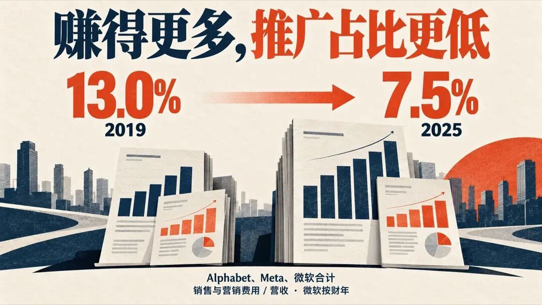 大厂减市场预算，加AI预算
