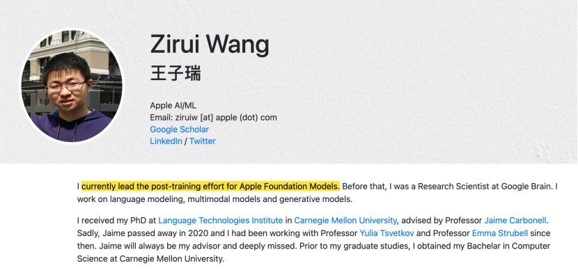 AI“外包”谷歌之后，华人天才抛弃苹果？