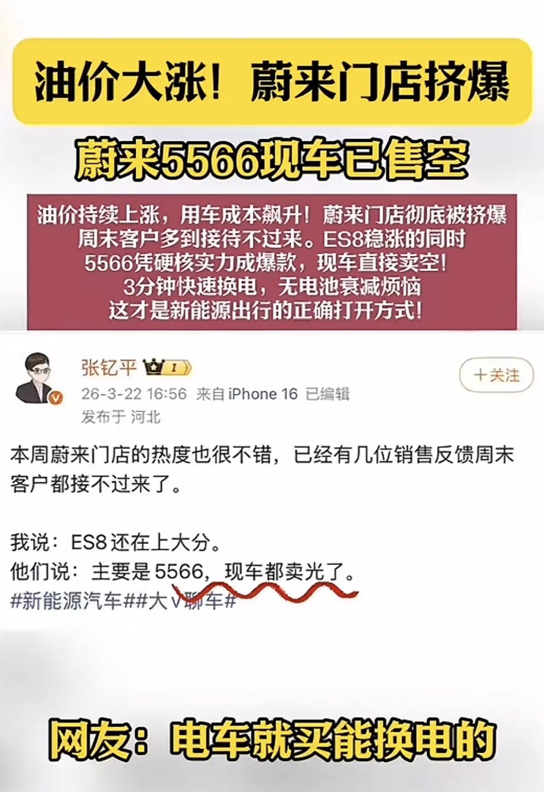 油价暴涨冲10！燃油车主心态崩了，“油换电”的觉醒浪潮已来？