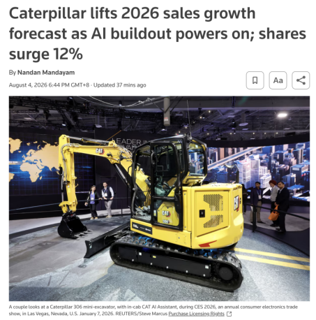 AI’s Excavator Boom Signals a Construction Reprieve