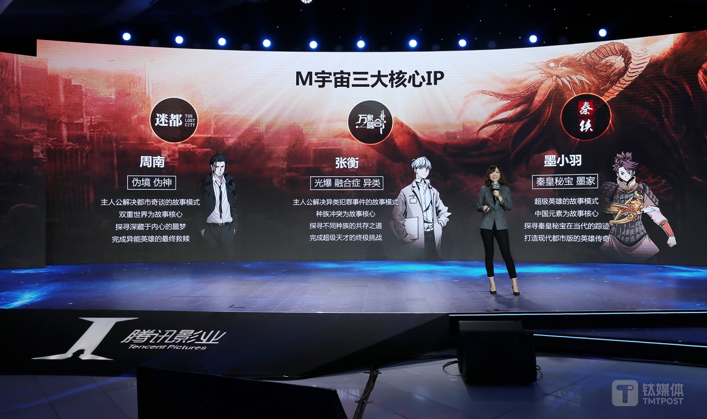 2017年腾讯影业年度发布会上，M计划