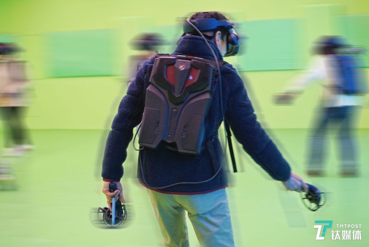 VR游戏中的玩家