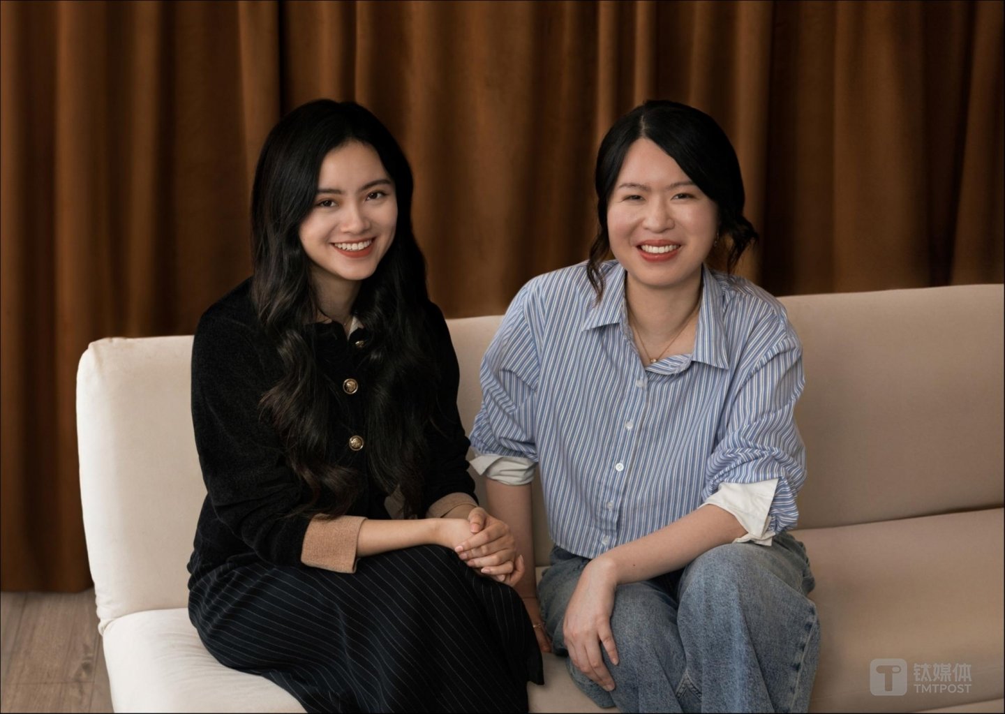 Pika联合创始人Demi Guo(左)和Chenlin Meng(右)