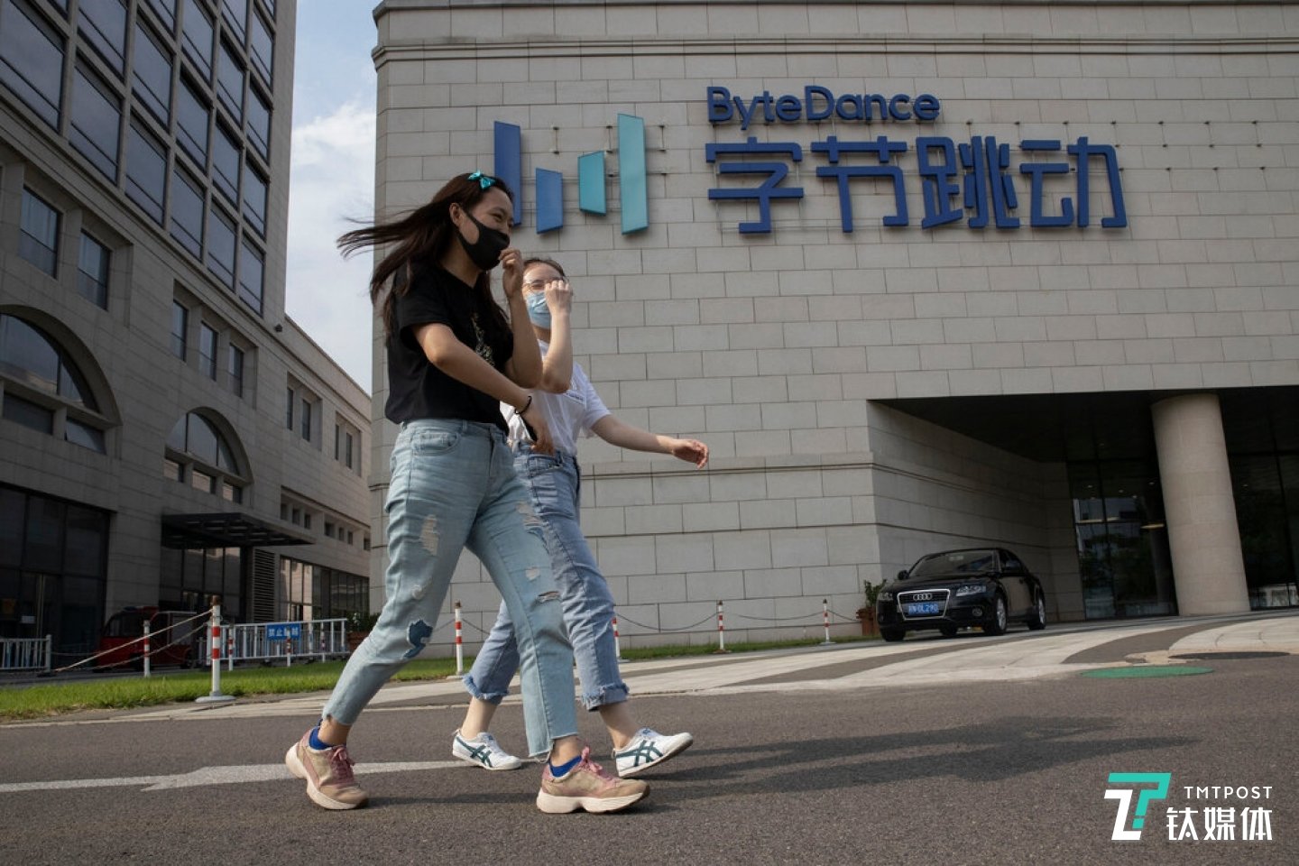 字节跳动的北京总部,图片来源:ASSOCIATED PRESS