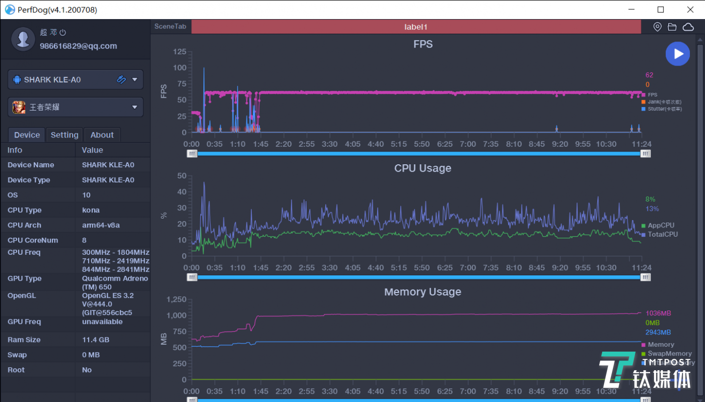 《王者荣耀》游戏测试