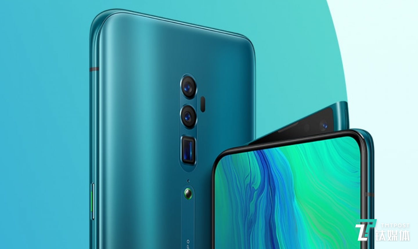 采用侧旋式升降结构的OPPO Reno