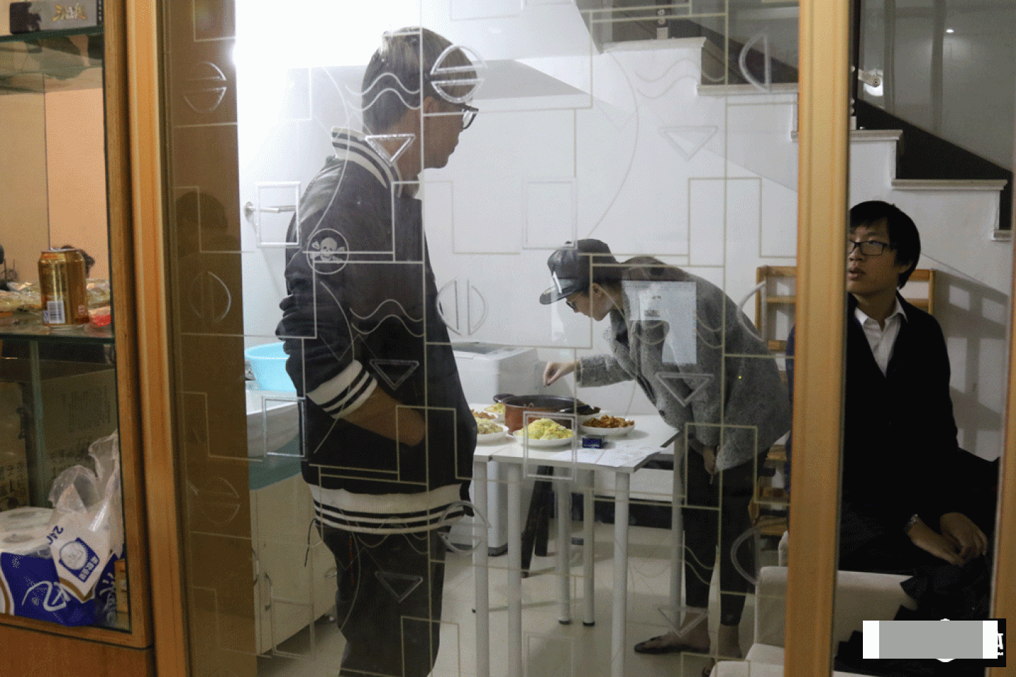 This is an office and also a home. Xu hired a cook to make meals for the team, insuring that her people are well-fed.