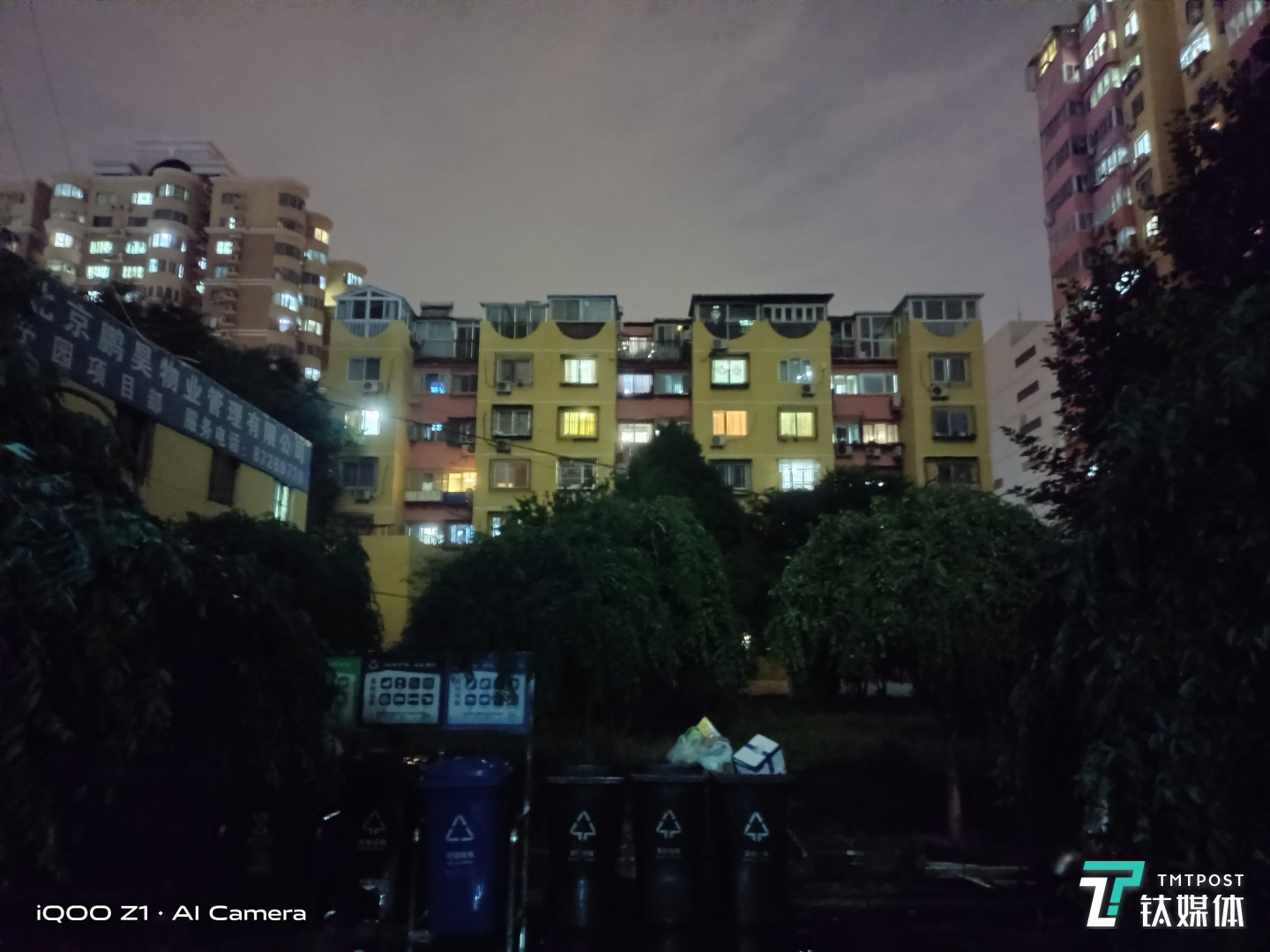 开启夜景模式样张