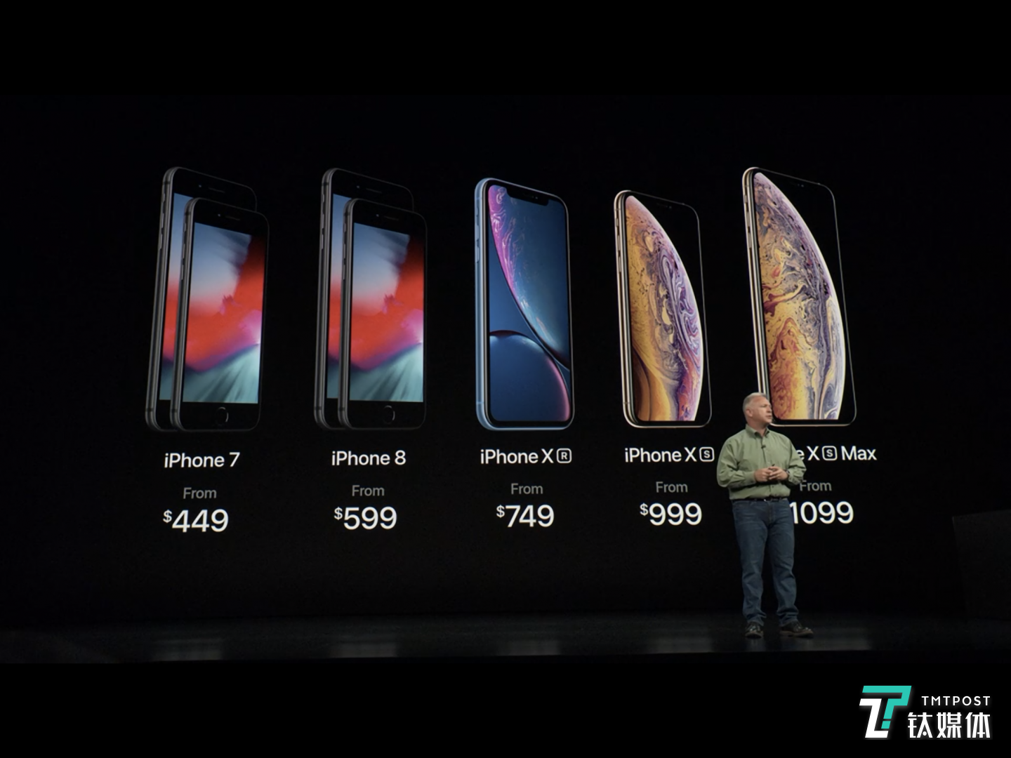 iPhone Xs iPhone XR 售价