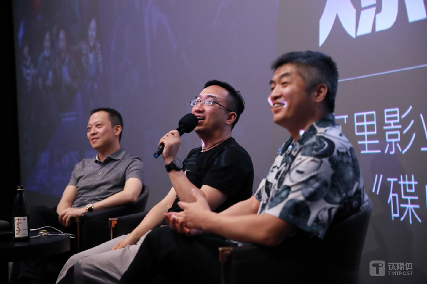 左起，张苗，李捷，马驰