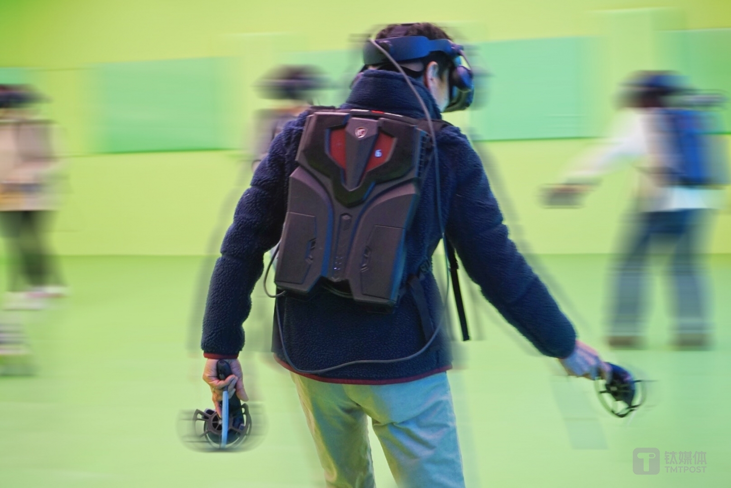 VR游戏中的玩家