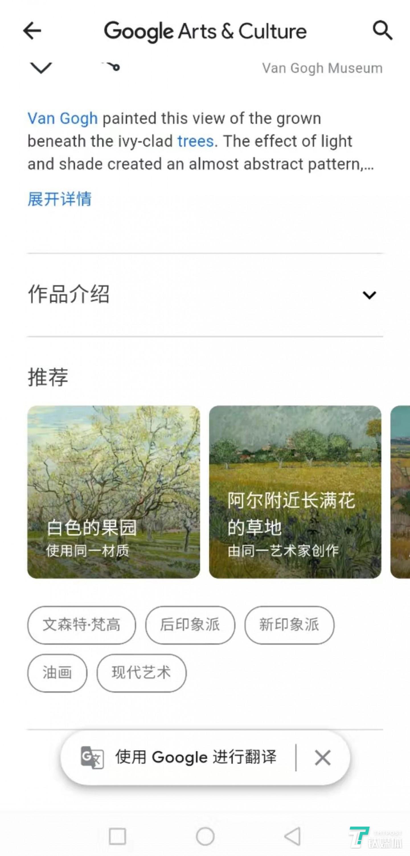 Google Arts & Culture 中的相關推薦