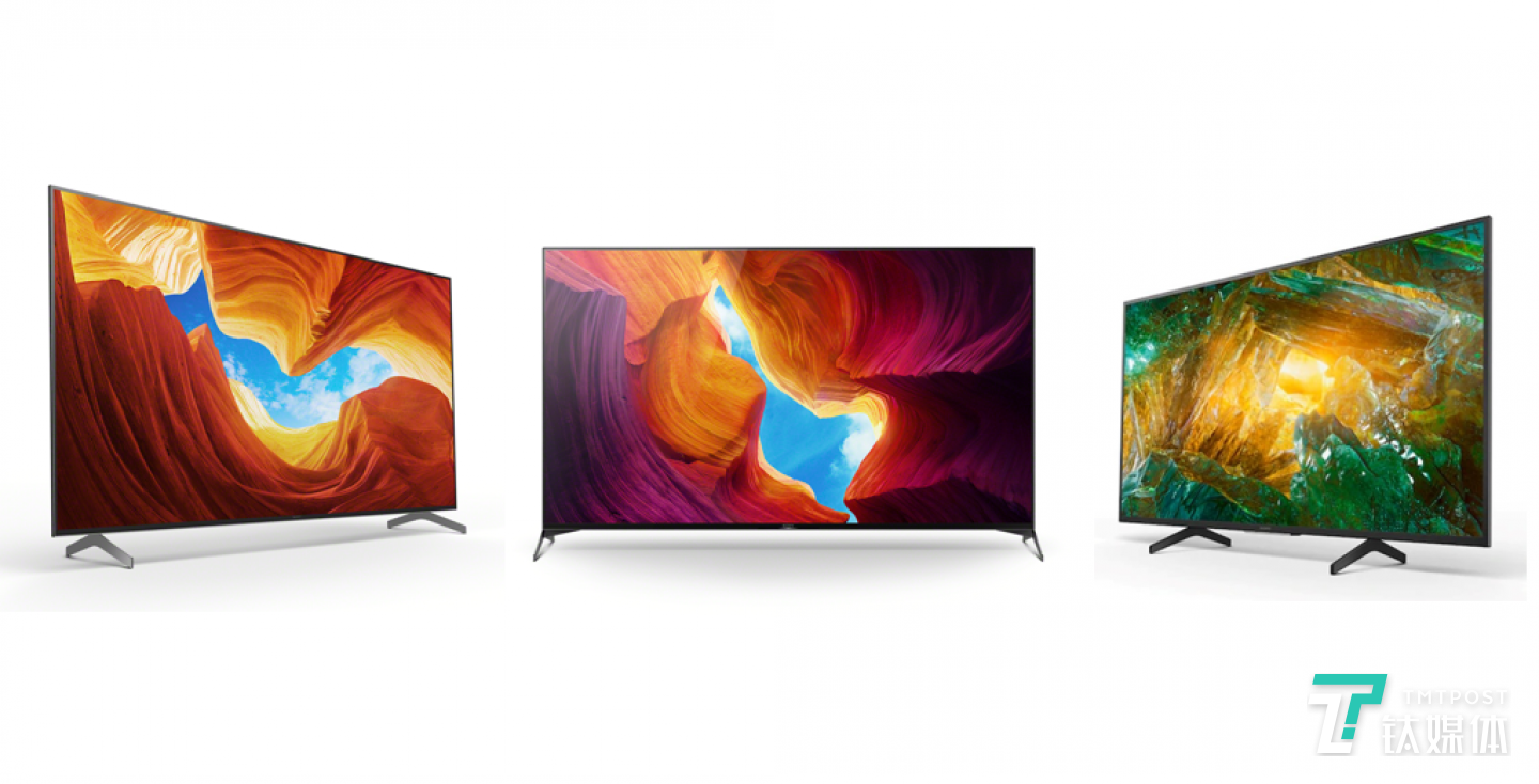 索尼X9550H、X9000X以及X8000H