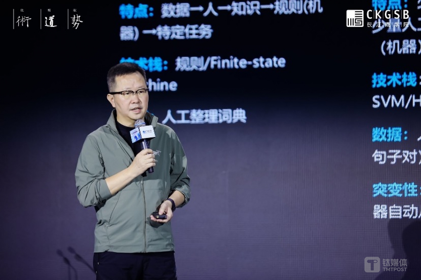 萬興科技創(chuàng)始人、董事長，長江商學(xué)院校友吳太兵發(fā)表演講