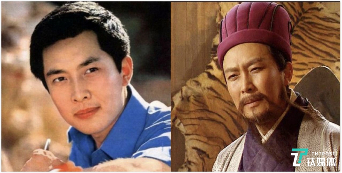 唐国强当时个人形象和扮演的诸葛亮角色对比