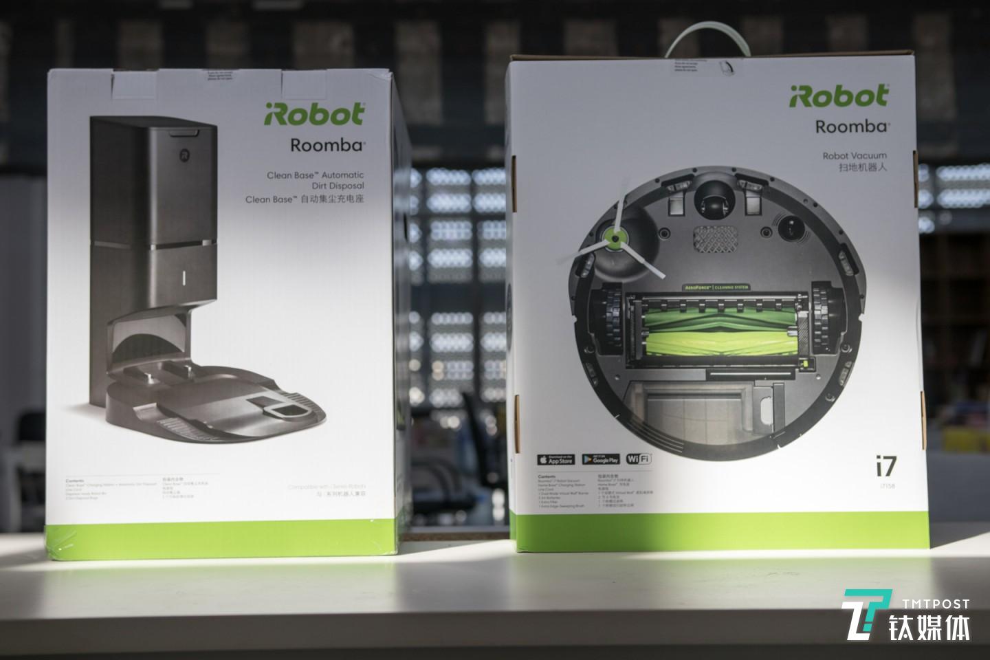 iRobot i7+扫地机器人及自动集尘系统