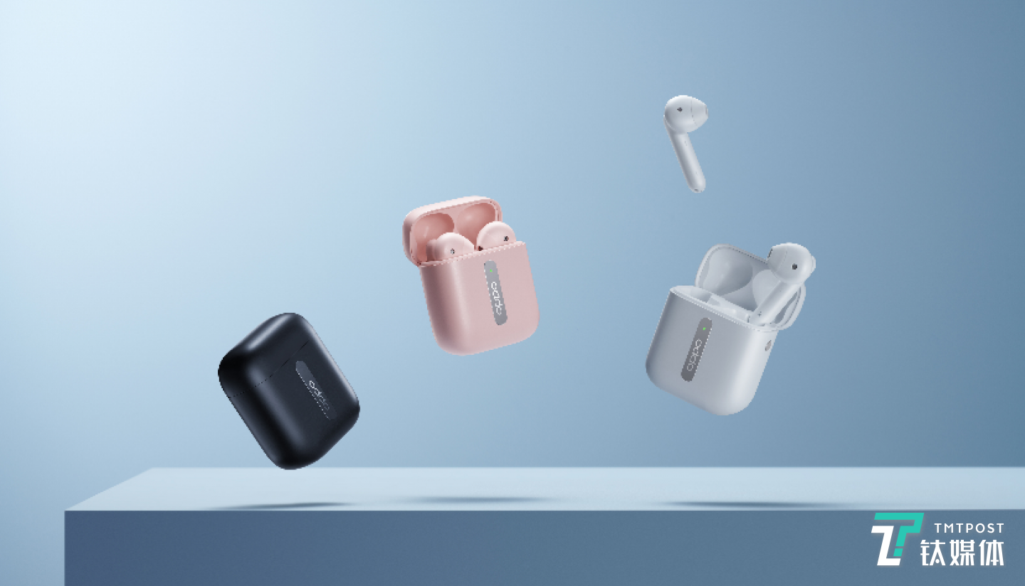 OPPO Enco Free 的三种配色