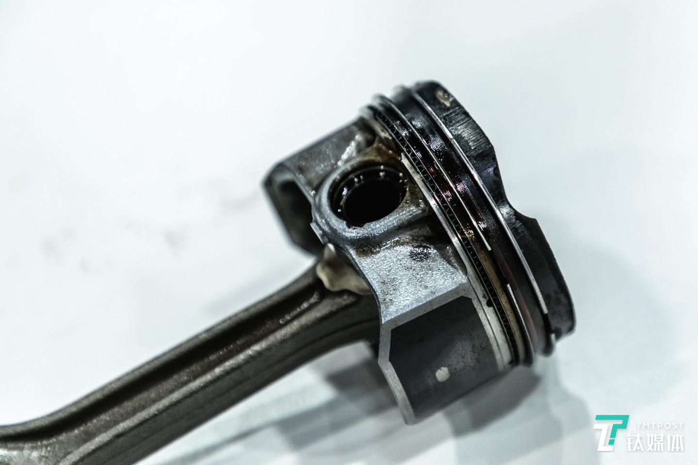 16万公里测试后的活塞环