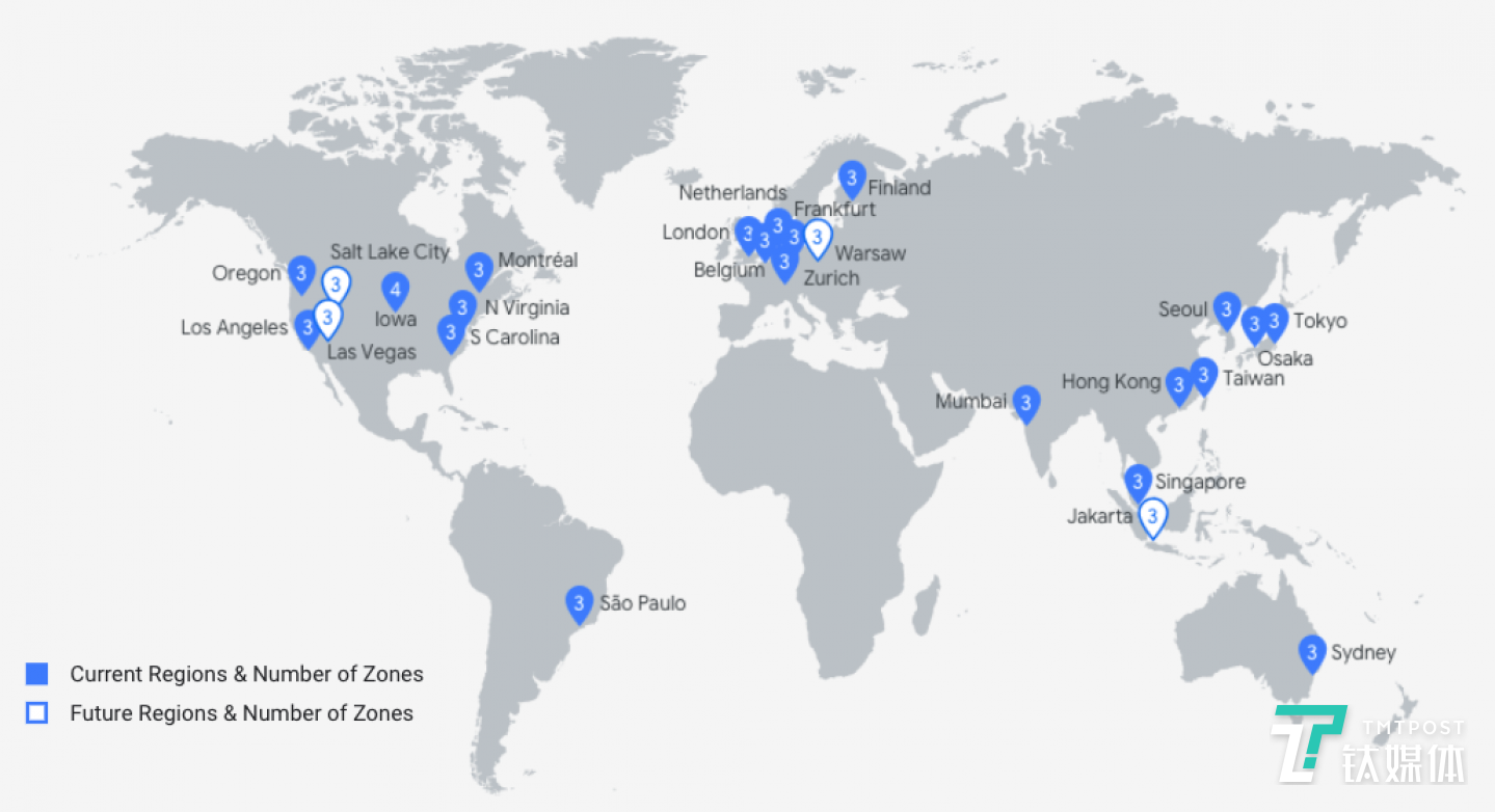 图片来源@谷歌云官网截图