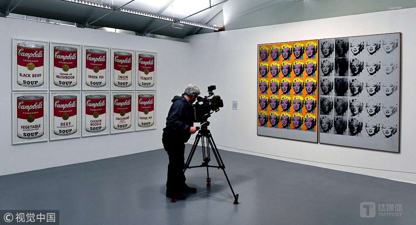 安迪&middot;沃霍尔作品，坎贝尔汤罐头和金色梦露