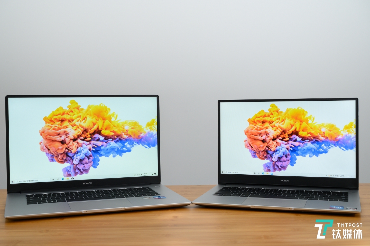 两种尺寸的荣耀MagicBook锐龙版2020