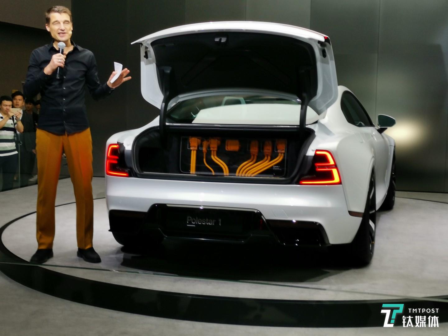 Polestar 1的混动单元位于后备箱当中