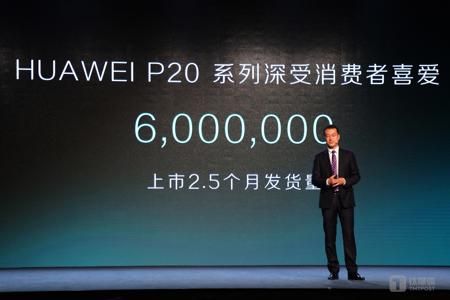 P20系列产品上市2.5个月突破6百万台
