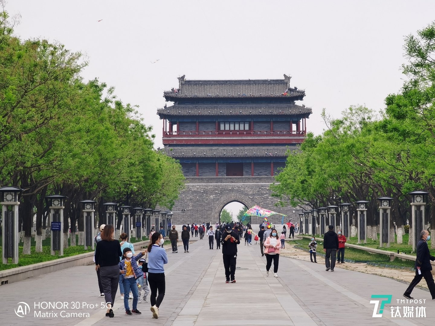 五倍光学变焦拍摄建筑物