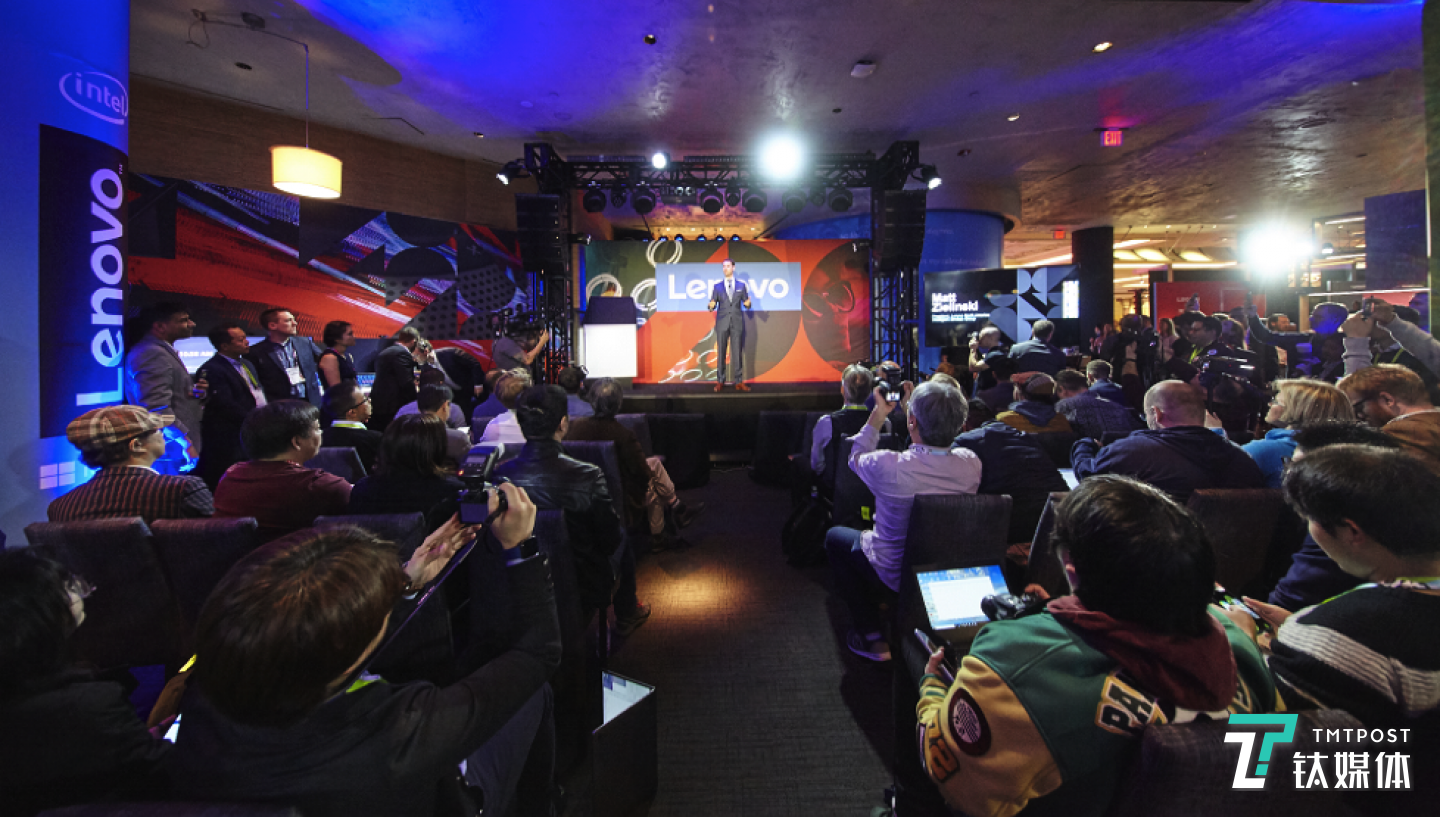联想CES 2019新品发布会现场