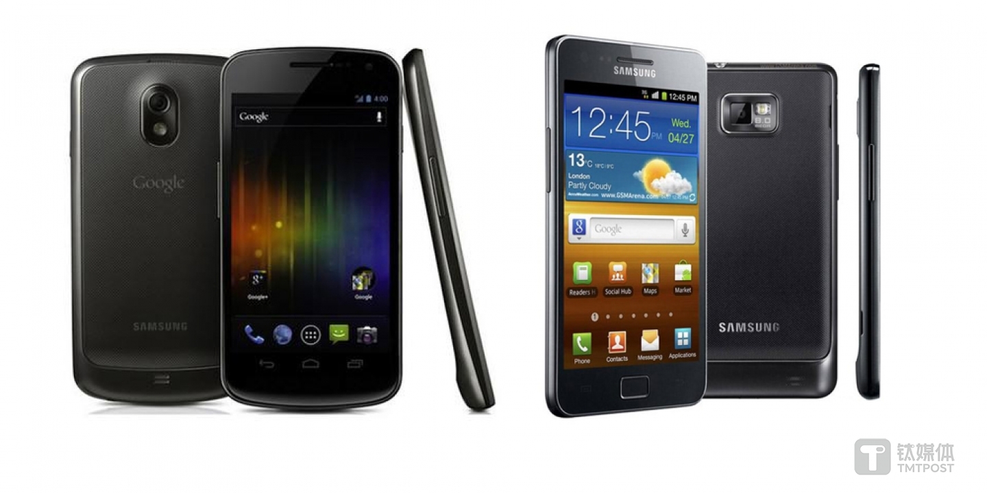 Nexus Galaxy 与 Galaxy S2 对比