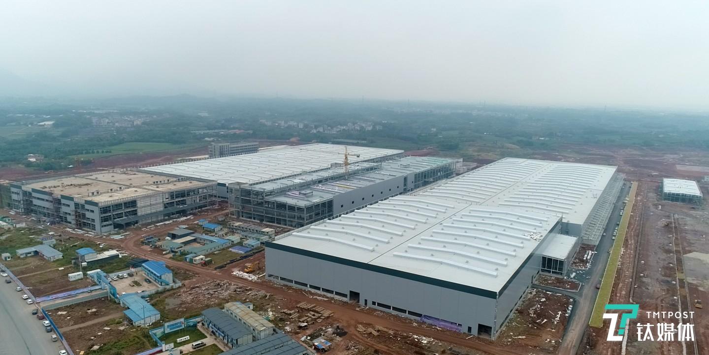 尚未完工的制造基地