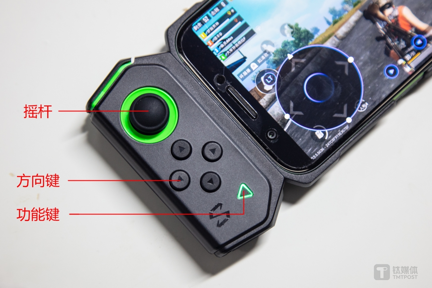 新增功能键和四个方向键