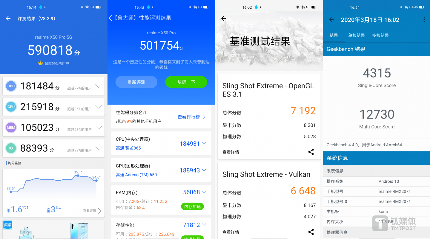 跑分测试