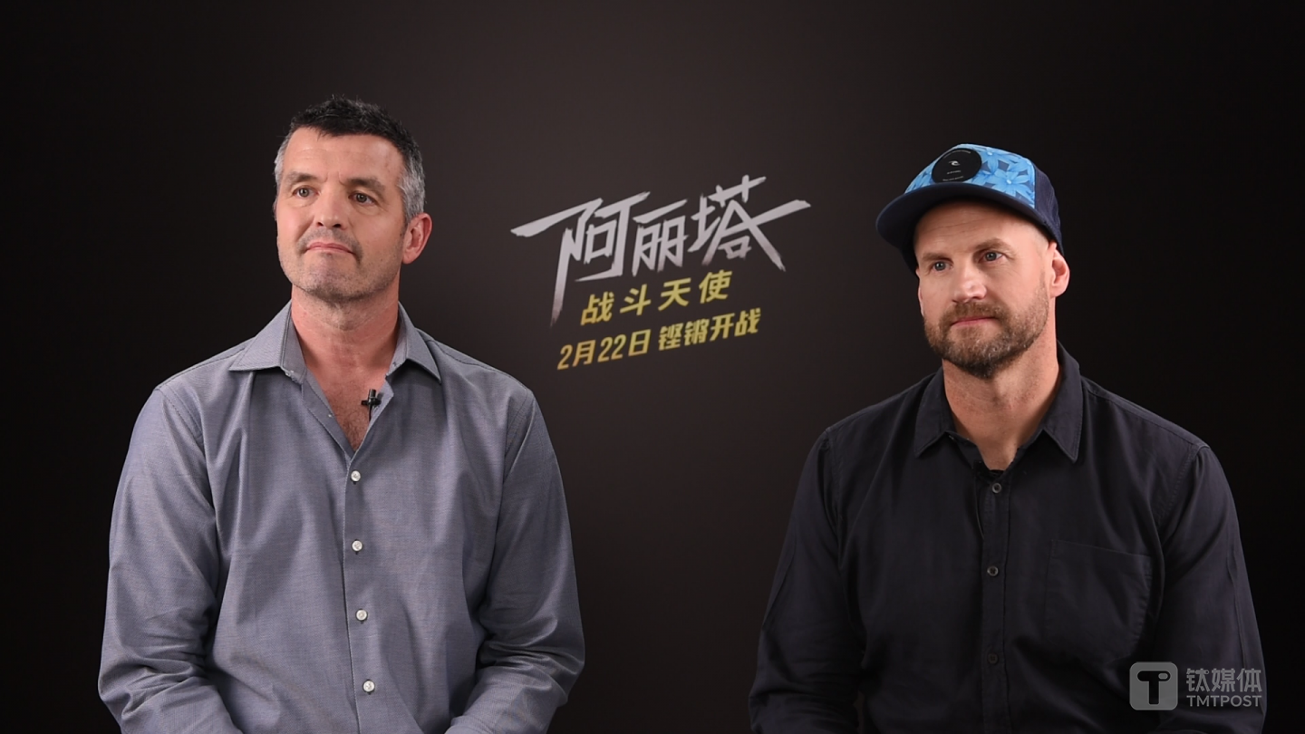 维塔数码动画总监Mike（左）和视效总监Eric（右）