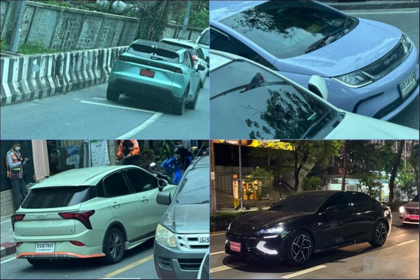 曼谷街道的中国车,图源:钛媒体App拍摄