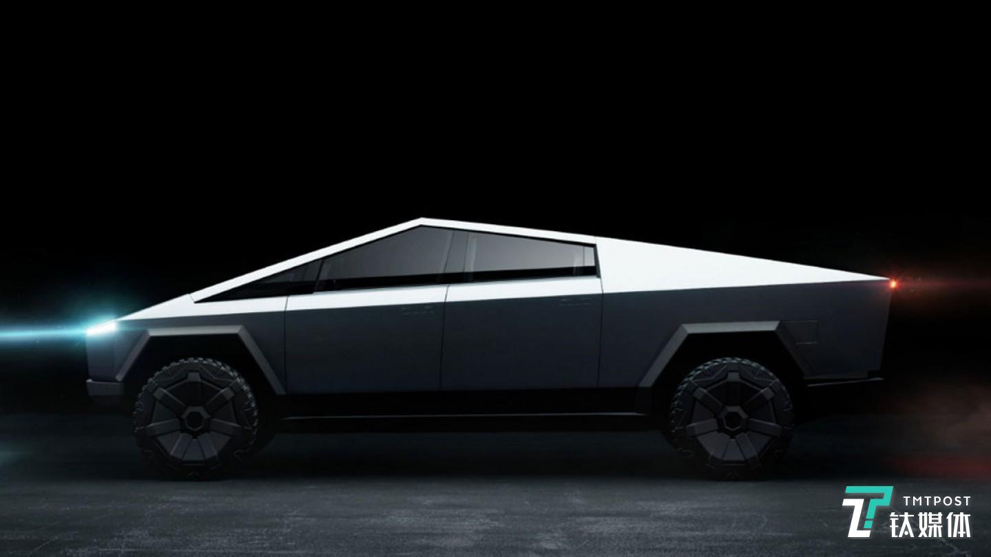 11月21日，美国加州Hawthorne，特斯拉在美国洛杉矶总部正式发布了旗下首款纯电动皮卡Cybertruck。（图/特斯拉）