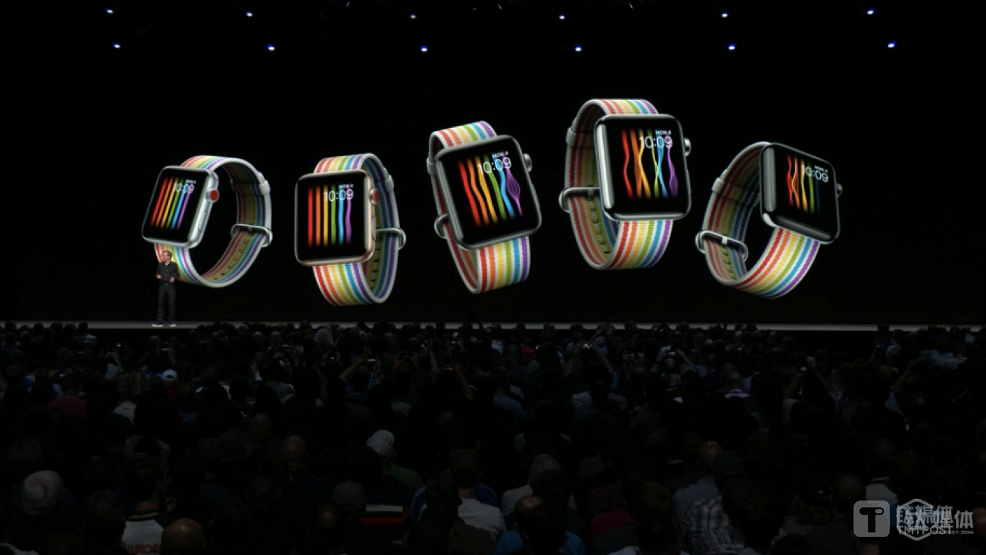 彩虹色表带，Apple Watch 果然是买表带送手表