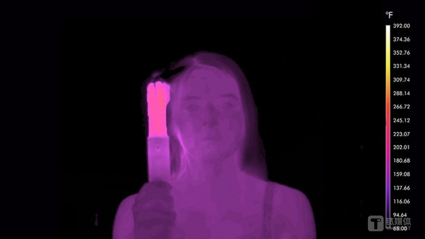 红外热图，温度不会超过150度