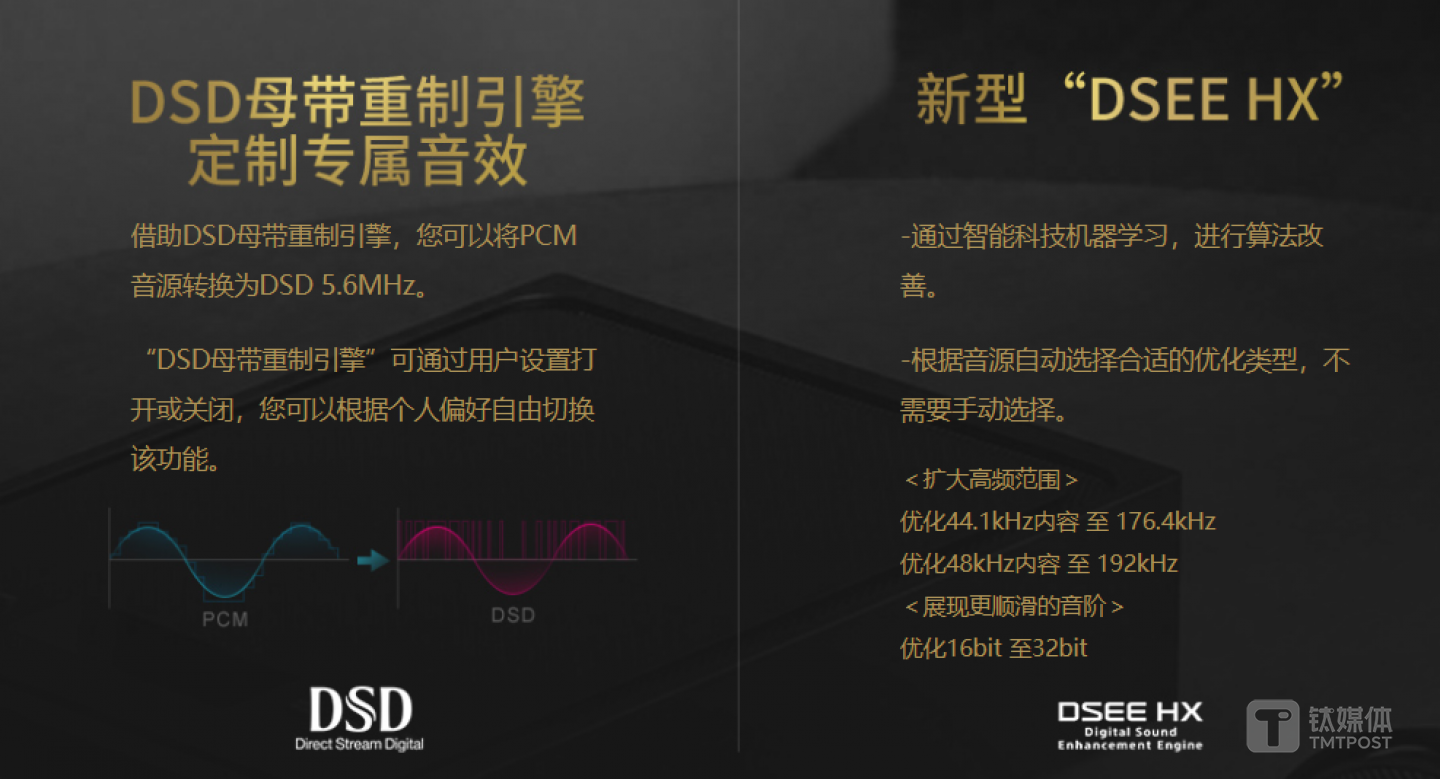 具备声音再处理的能力