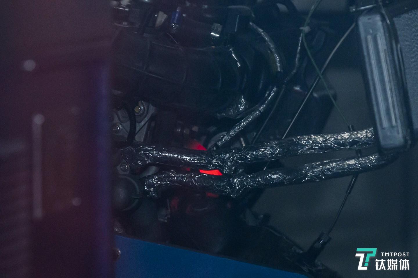 高负载测试下的排气系统