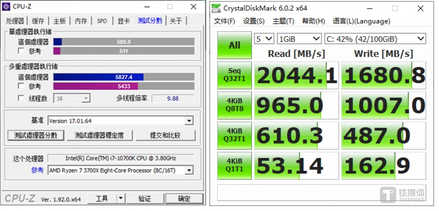 CPU基准测试&硬盘读写测试