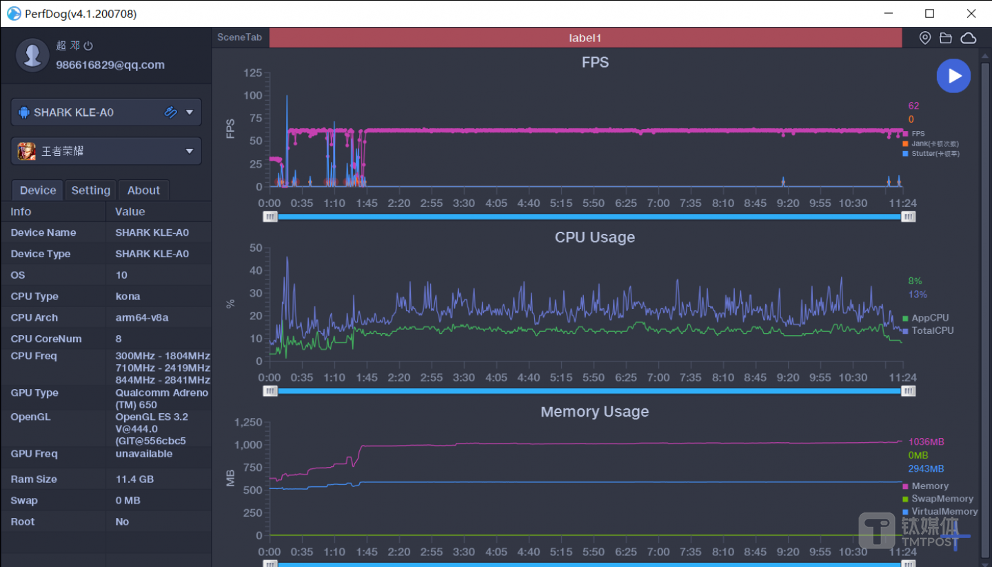 《王者荣耀》游戏测试