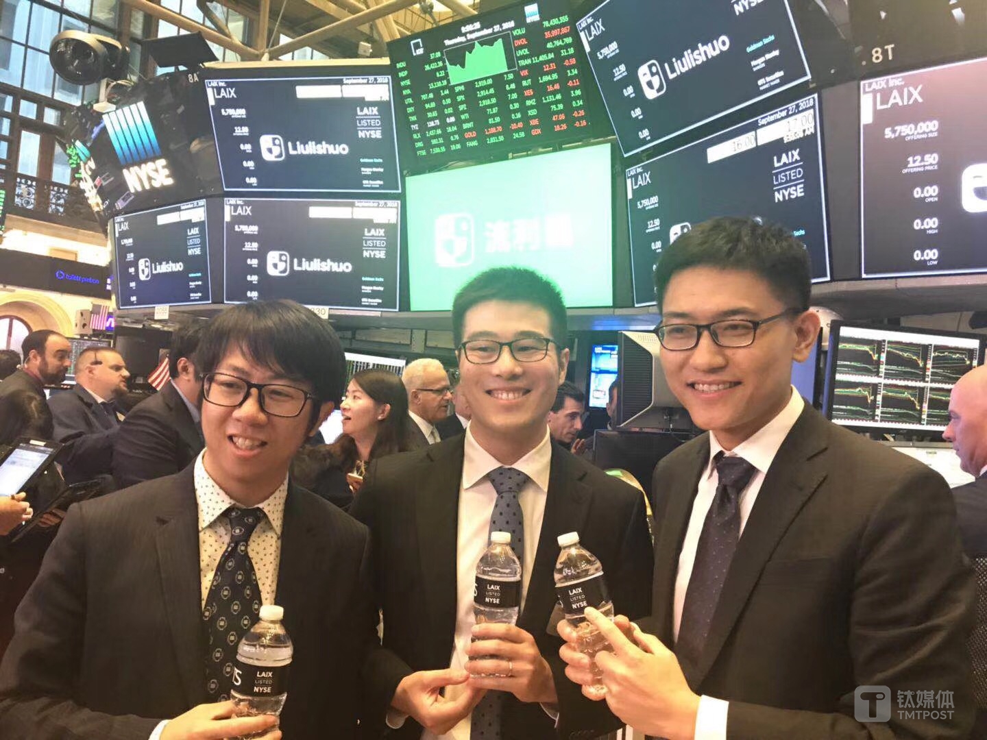 流利说创始团队：林晖、胡哲人、王翌
