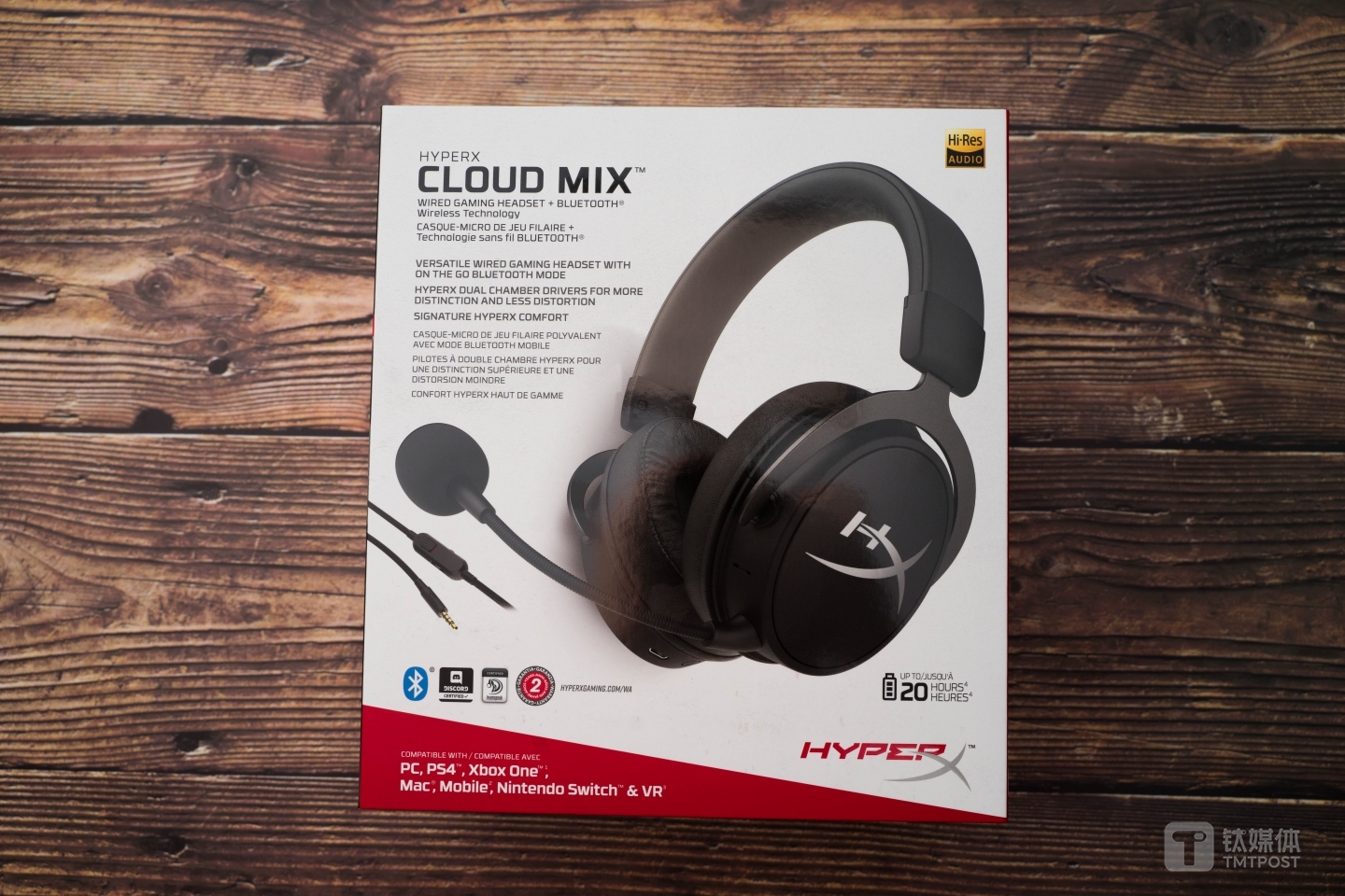 金士顿推出的HyperX Cloud Mix天际蓝牙游戏耳机