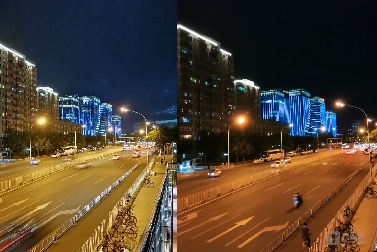 AI手持夜景与夜景模式样张对比