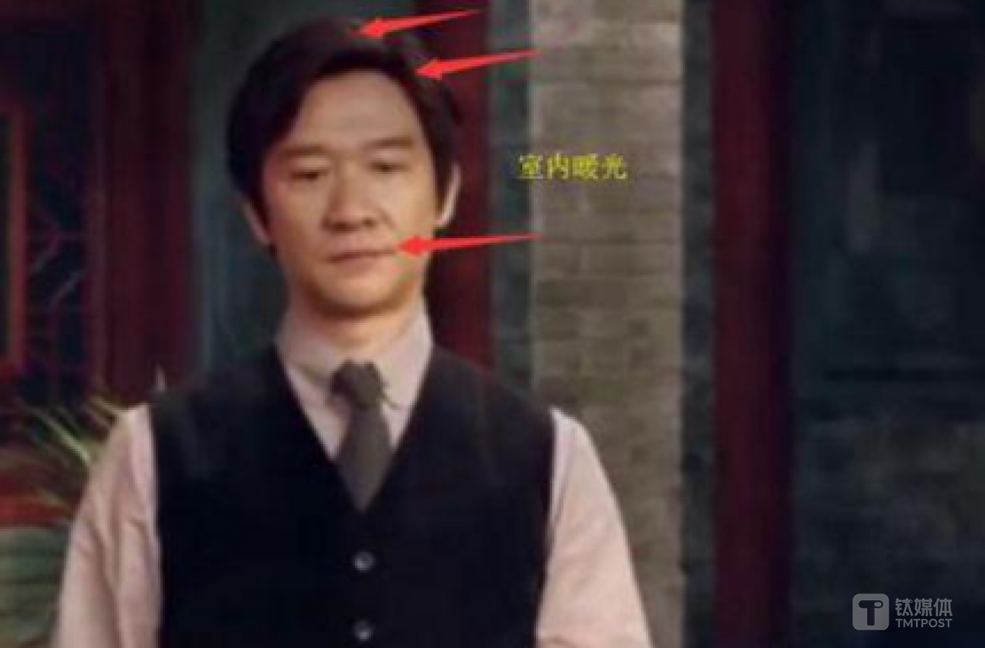 剧中AI换脸后效果