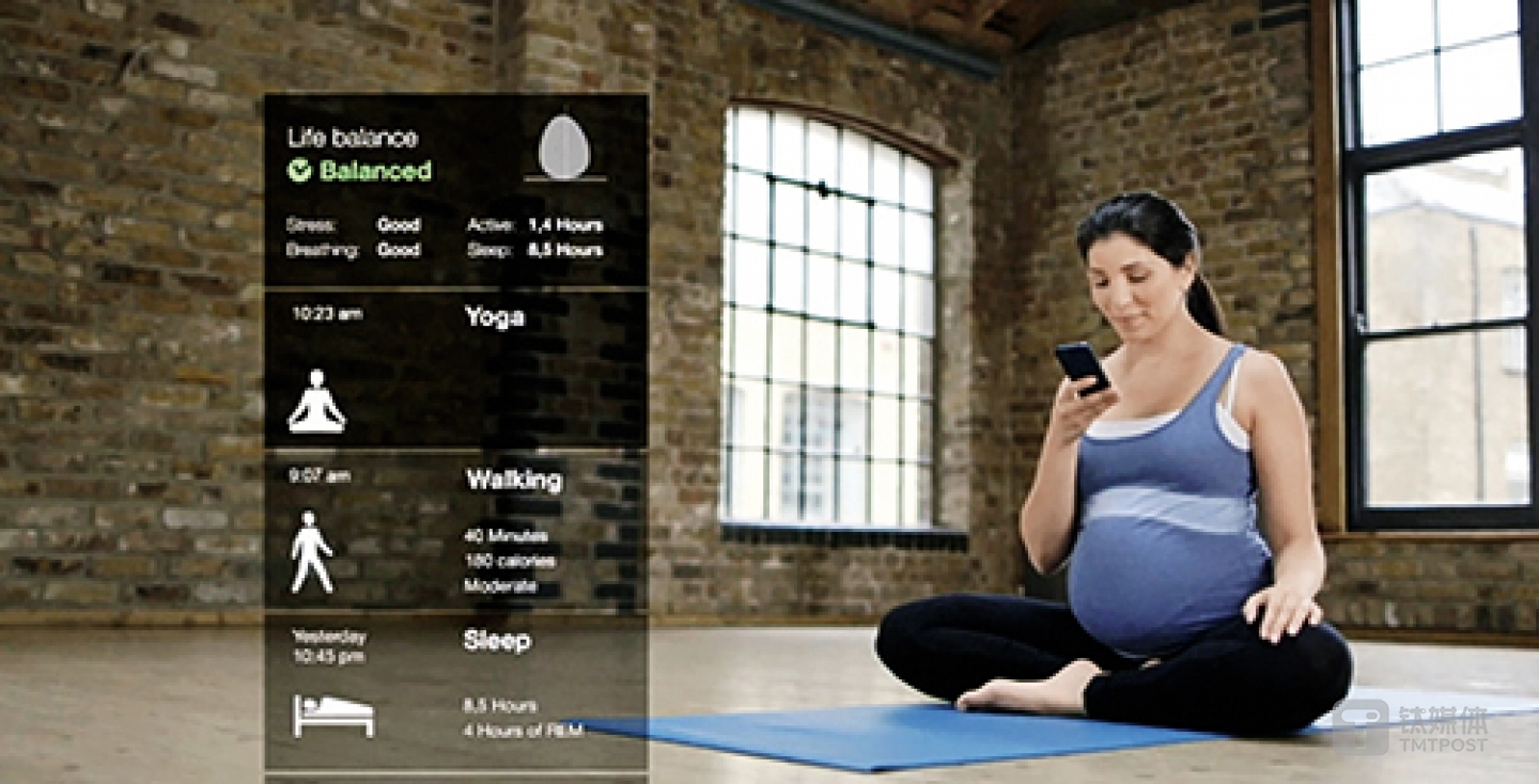 OMSignal公司通过OMSignal的应用程序来分享宝宝的心跳。