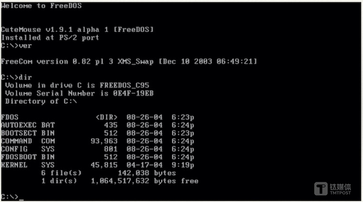 命令行界面：1d