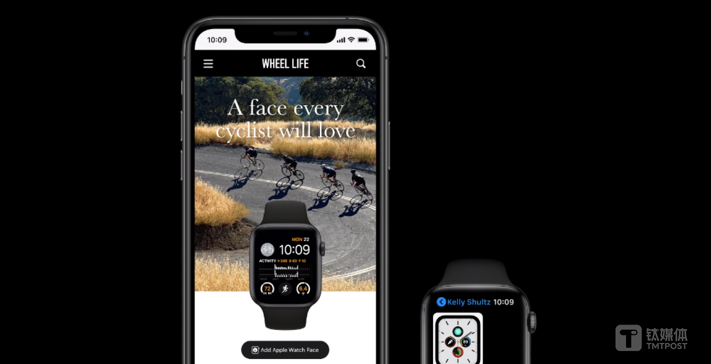 表盘也可以社交分享