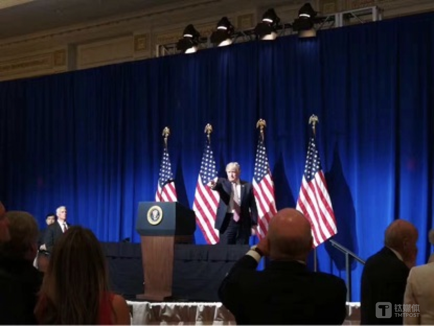 特朗普总统晚宴演讲中